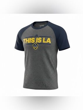 LA Galaxy Adidas MLS Mens Size M Shirt Soccer Fan Activewear Game Day Gear